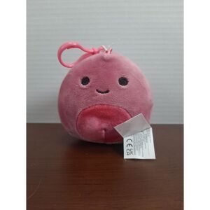 NWT Original Squishmallows - 3.5"-‎ Poleena The Dinosaur W/Backpack Clip